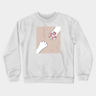 creation of cat Crewneck Sweatshirt